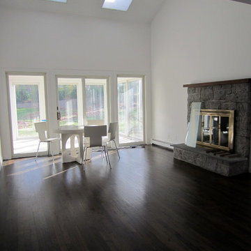 SAG HARBOR - HOME REMODEL! JACOBEAN/EBONY STAIN + BONA MEGA