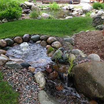 Fountains and Sculptural water features we created around the Michigan area.