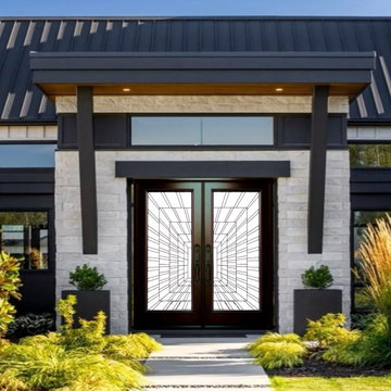 Bold Entryway That Blends Elegance and Strength