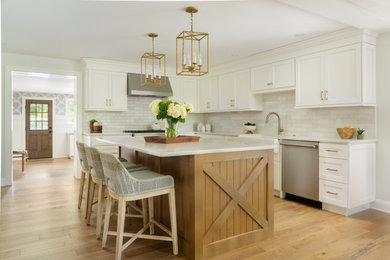 Inspiration for a transitional kitchen remodel in Philadelphia