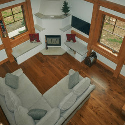 North Virginia Timber Frame Home - Hardwood Flooring