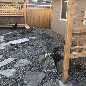Dry stream bed