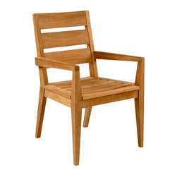 Kingsley-Bate Algarve Dining Armchair - Outdoor Dining Chairs