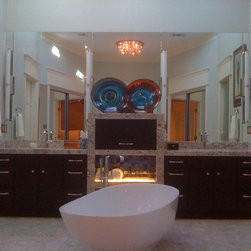the bohemian kitchen of Gozan Interiors - Bathtubs