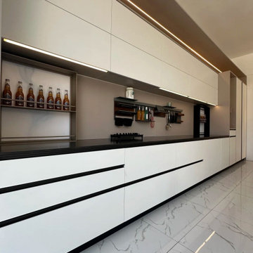The following are some common displays of kitchen functional hardware