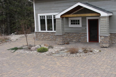 Example of a classic exterior home design in Other