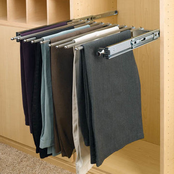 Wire Pant Rack Pullout with Moveable Fingers