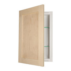 14x24 Medicine Cabinets Houzz Shaker Style Frameless In Wall Medicine Cabinet Unfinished 14 X24