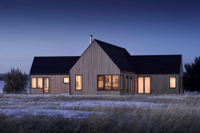 Example of a danish exterior home design in Other