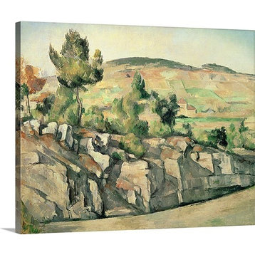 "Hillside in Provence, C.1886 90" Premium Thick-Wrap Canvas, 30"x24"