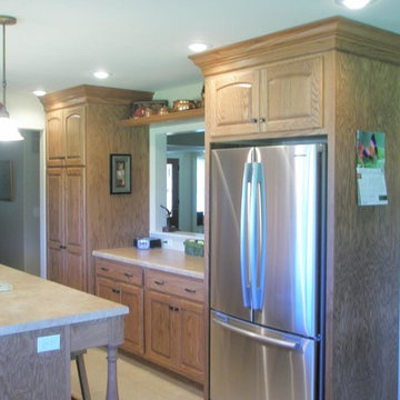 Rustic Wood Kitchen Cabinetry