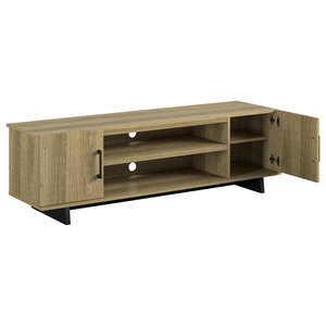 gutierrez tv stand on Manhattan Comfort Liberty Modern 63 Tv Stand In White Midcentury Entertainment Centers And Tv Stands By Manhattan Comfort Houzz