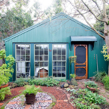 A Converted Workman's Cottage Combines Innovation & Salvage