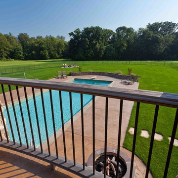 Pool from Second Story Deck
