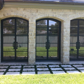 Thin Stile and Rail Iron Door