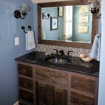 Reclaimed Gray Barnwood Vanity