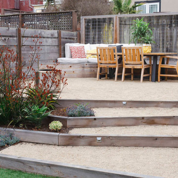 Seaside Outdoor Play & Living Backyard