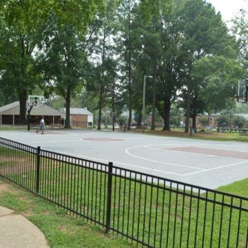 David S's Hercules Platinum Basketball System on a 61x94 in Charlotte, NC