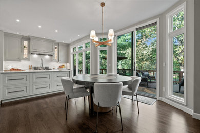 Inspiration for a dining room remodel in Detroit