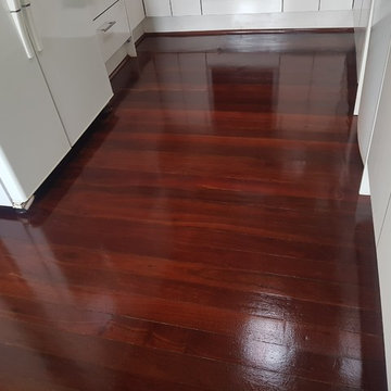 Original Jarrah hardwood stain and varnish