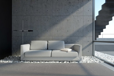 Modern living room in Stockholm.