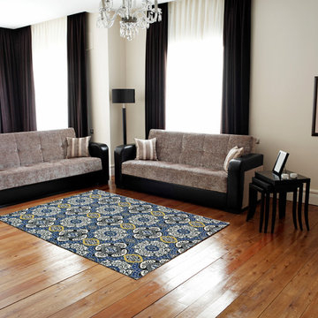 Omari Area Rug - Indigo