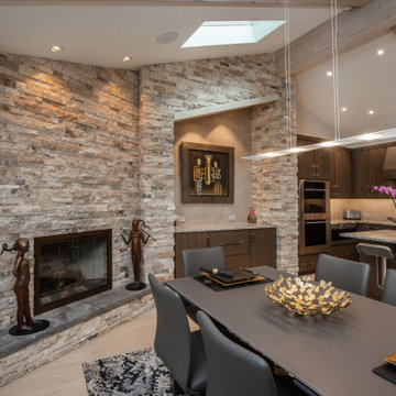 Dated 70's Kitchen Gets Contemporary Makeover