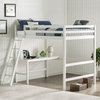 Hillsdale Caspian Full Loft Bed, White