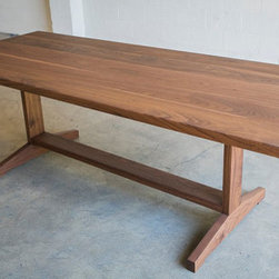 Walnut Trestle Table - Products