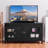 Beautiful Black Wood TV Stand