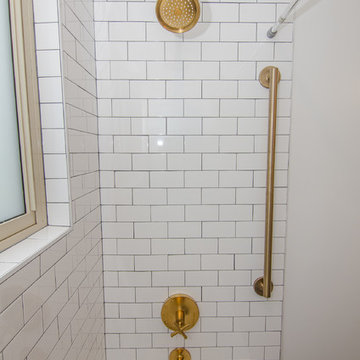 MidCentury Inspired Family Bathroom