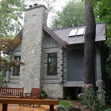 Toronto, Canada Concrete Log Cabin