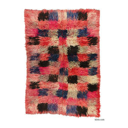 Vintage Turkish Tulu Rug - Rugs