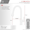 STYLISH Pull Down Kitchen Faucet K-138B Brushed Nickel