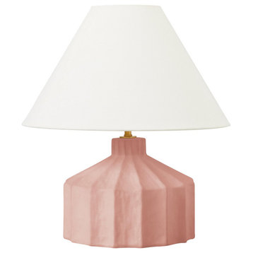 Veneto One Light Table Lamp, Dusty Rose