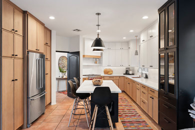 Transitional kitchen photo in San Diego