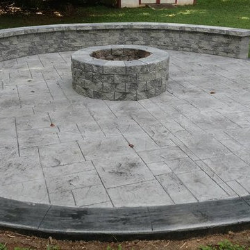 John- Wood deck and stamped concrete patio and more