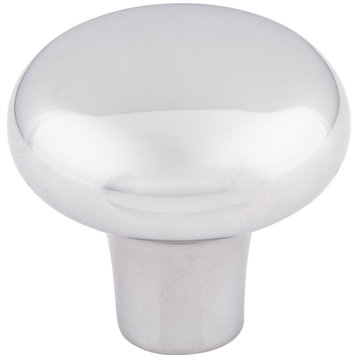 Top Knobs M2087 Rounded 1-5/8 Inch Mushroom Cabinet Knob - Polished Chrome