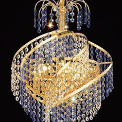 Gorgeous Elegant Lighting Spiral 3 Light Pendant - Lighting