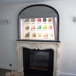 Overmantel Mirror TV Frame - Living Room Furniture