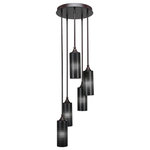 Toltec Lighting - Toltec Lighting 2145-DG-4099 Empire - Five Light Mini Pendant - No. of Rods: 4Assembly Required: TRUE Canopy Included: TRUE