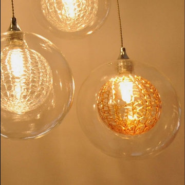 REFLECTION BREEZE BLOWN GLASS CHANDELIER