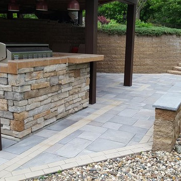 Cannon Lake Firepit Patio & Outdoor Kitchen