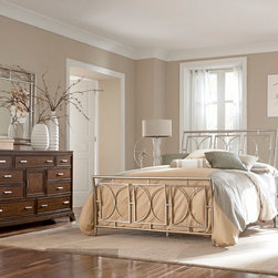 Metal Nightstand - Kd 104-421R by American Drew Essex - Nightstands And Bedside Tables