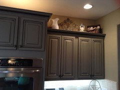 decorating on top of cabinets