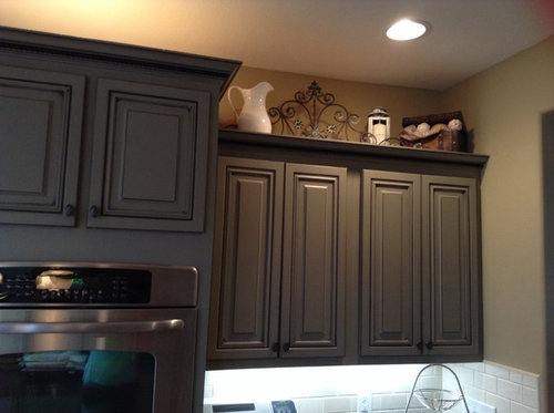 Decor On Top Of Cabinets Decorating Above Kitchen Cabinets Top