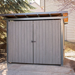 Single Garbage Enclosure - Urban Shed Calgary - Sheds
