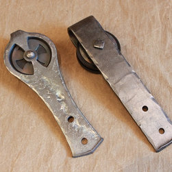 Hammered trolley options - Barn Door Hardware