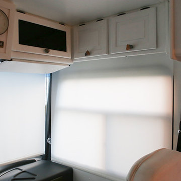 Lovingly Restored RV Gets Modern Privacy with Roller Shades