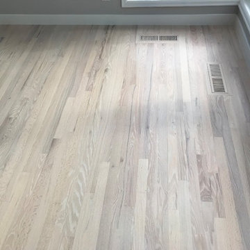 Red Oak finished with Bona craft oil Frost and 2 coats of Bona Traffic HD